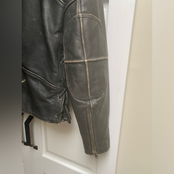 Genuine Harley Davidson Panhead II leather jacket - convertible - Picture 13 of 13